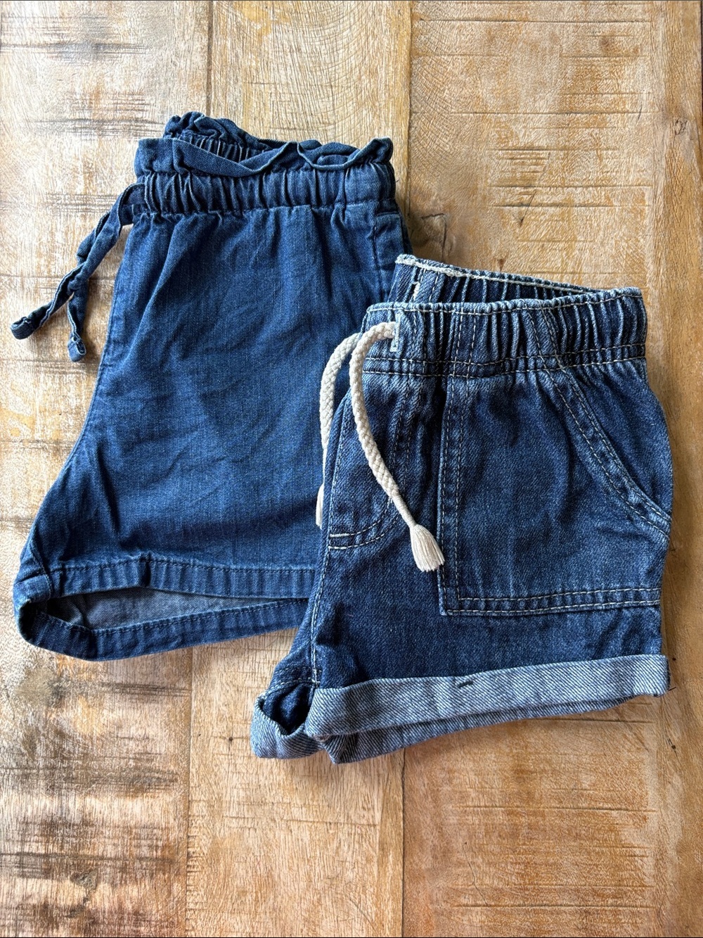 Girls Denim Drawstring Shorts size 3t